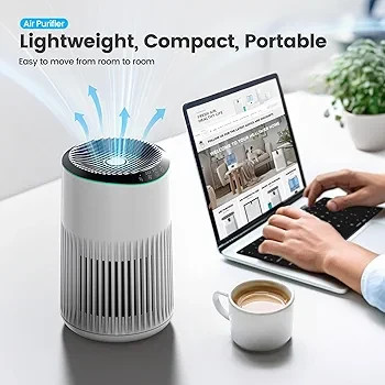 دستگاه تصفیه هوا MORENTO با فیلتر HEPA سه مرحلهای و حالت خواب کمصدا - تصویر 8