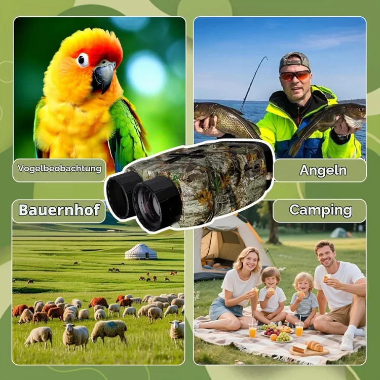 دوربین کودک Nvgfelis با دید در شب مادون قرمز و زوم دیجیتال ۸ برابری - تصویر 7