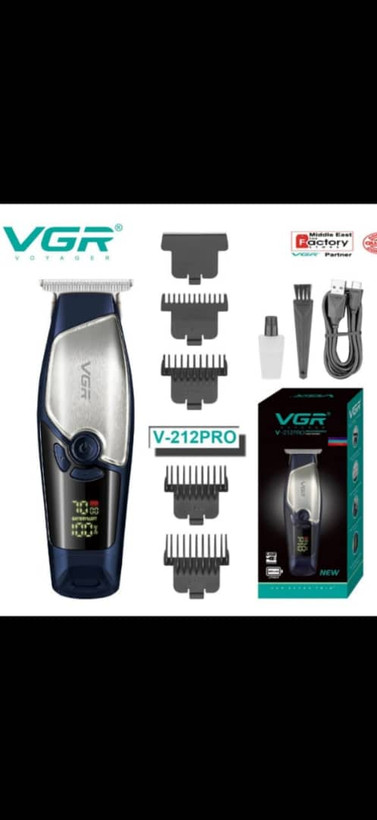 خرید ماشین اصلاح حرفهای VGR با قابلیت شارژ USB و ۵ شانه مختلف