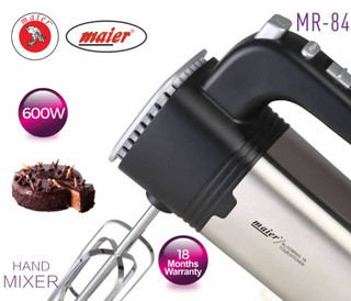 همزن دستی مایر MR-84 با توان ۶۰۰ وات و عملکرد توربو برای مخلوطکردن مواد غذایی