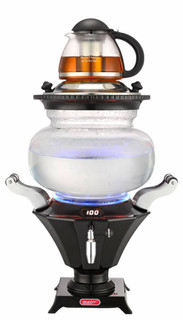 سماور برقی مایر مدل MR-3838 با ظرفیت ۶ لیتر و بدنه استیل ضد زنگ