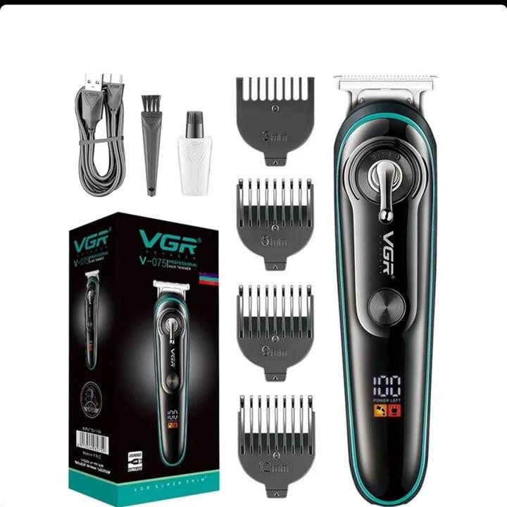 خط زن V-075 وی جی آر با چهار شانه متنوع برای تنظیم دقیق ارتفاع اصلاح مو