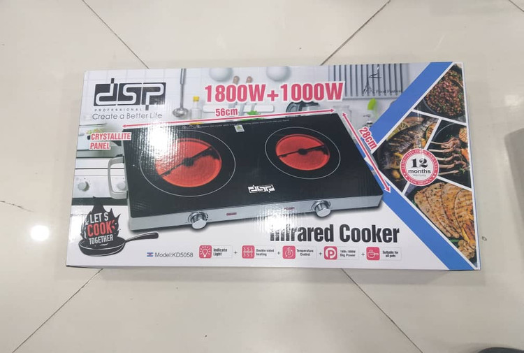 اجاق برقی مادون قرمز دو شعله دی اس پی مدل KD5058 اصل