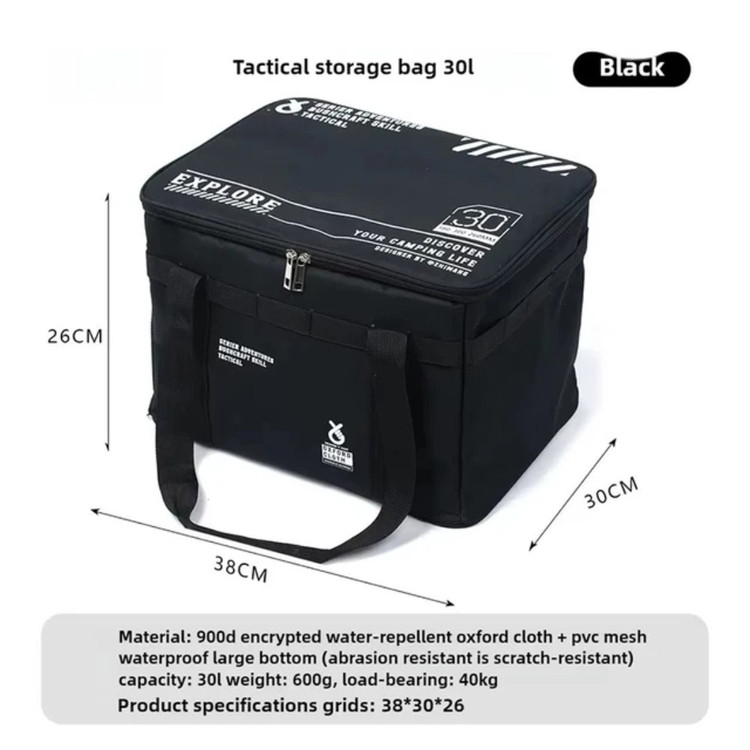 کیف کمپینگ تاکتیکال ۳۰ لیتری ژی وانگ با پارچه ۹۰۰D
