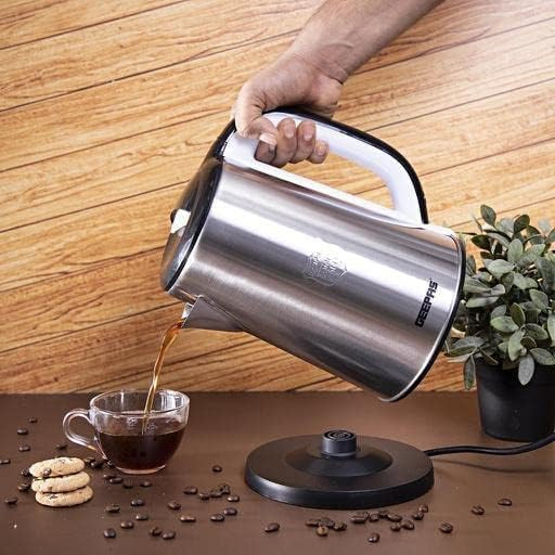 خرید کتری برقی استیل ضد زنگ با خاموشی خودکار و المنت حرارتی مخفی