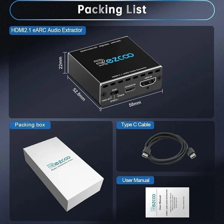 Audio Extractor پشتیبانی از خروجی دالبی اتموس و اتصال ساندبار