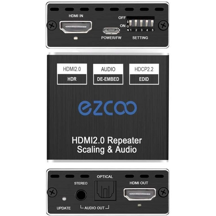 استخراجکننده صدای HDMI 4K@60Hz با خروجی اپتیکال - تصویر 6
