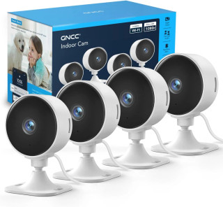 پکیج ۴ عددی دوربین هوشمند داخلی GNCC با کیفیت بالا برای امنیت منزل و اتاق کودک