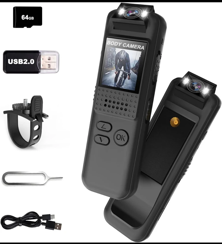 دوربین بادی‌کم Bextgoo مدل CS15 با کیفیت Full HD و نمایشگر رنگی کوچک