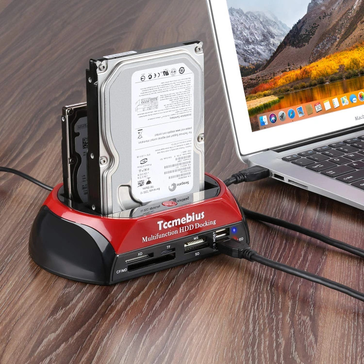 داک هارد دوگانه IDE و SATA مدل TCCMEIBIUS TCC-S862