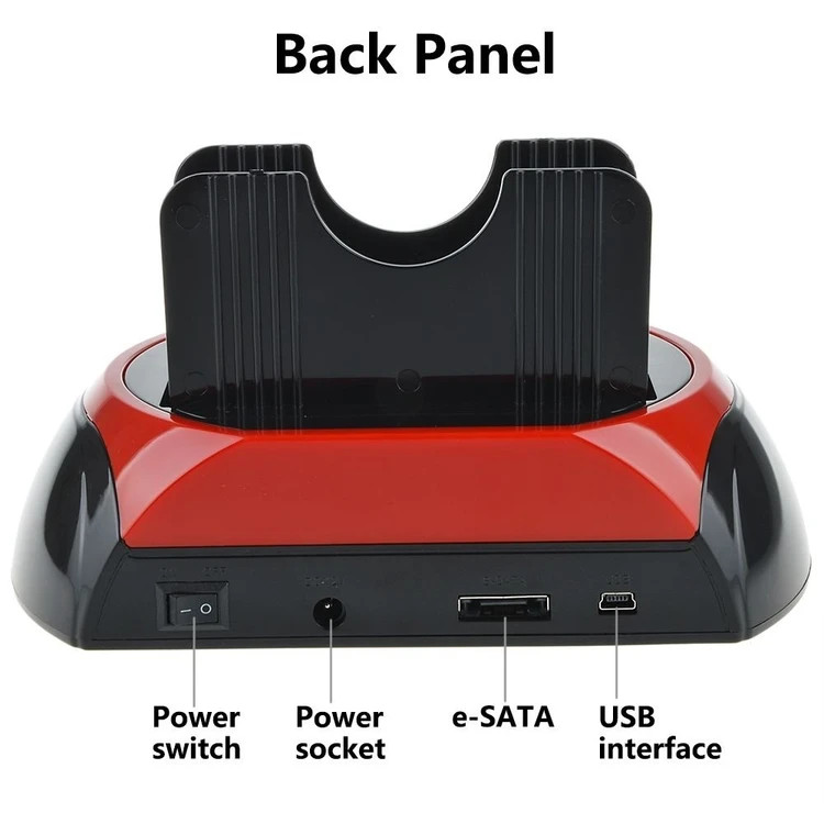 داک هارد دوگانه IDE و SATA مدل TCCMEIBIUS TCC-S862