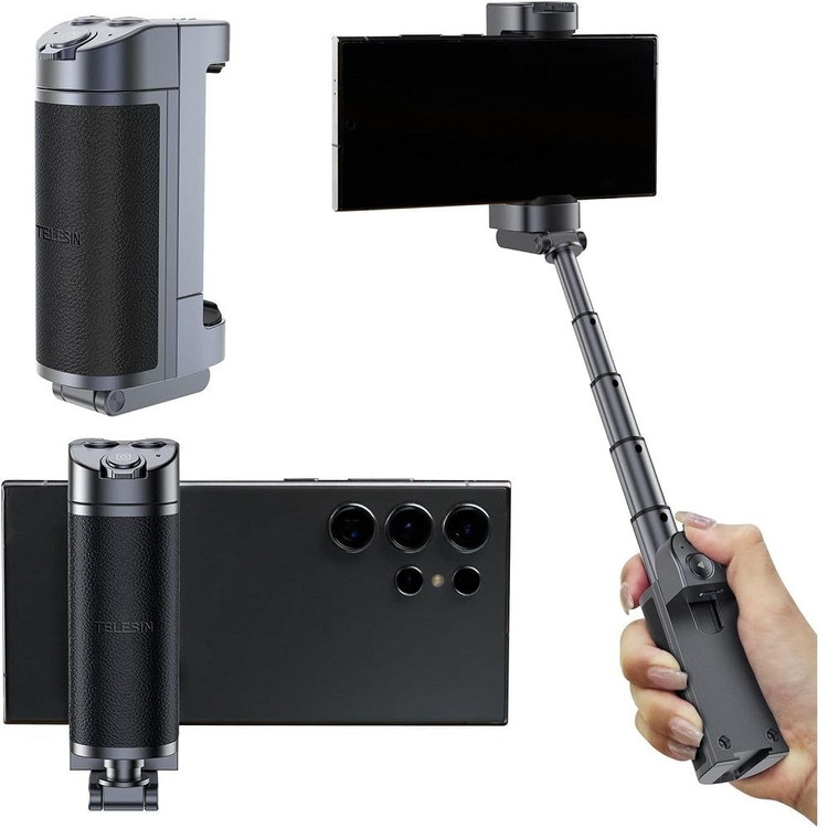 نگهدارنده و گریپ سلفی موبایل تلسین مدل P1-MP-01 با مونوپاد مخفی - تصویر 10