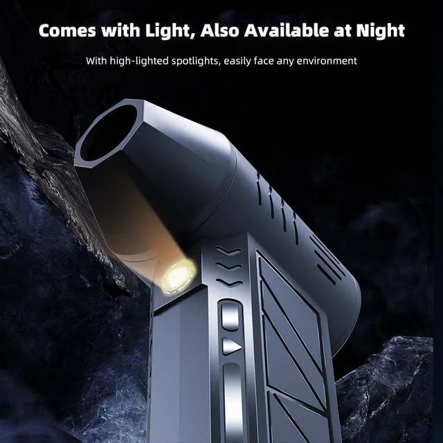 جت فن شارژی قدرتمند مدل Zy7400 با چراغ قوه - تصویر 6