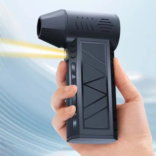 جت فن شارژی قدرتمند مدل Zy7400 با چراغ قوه - تصویر 8