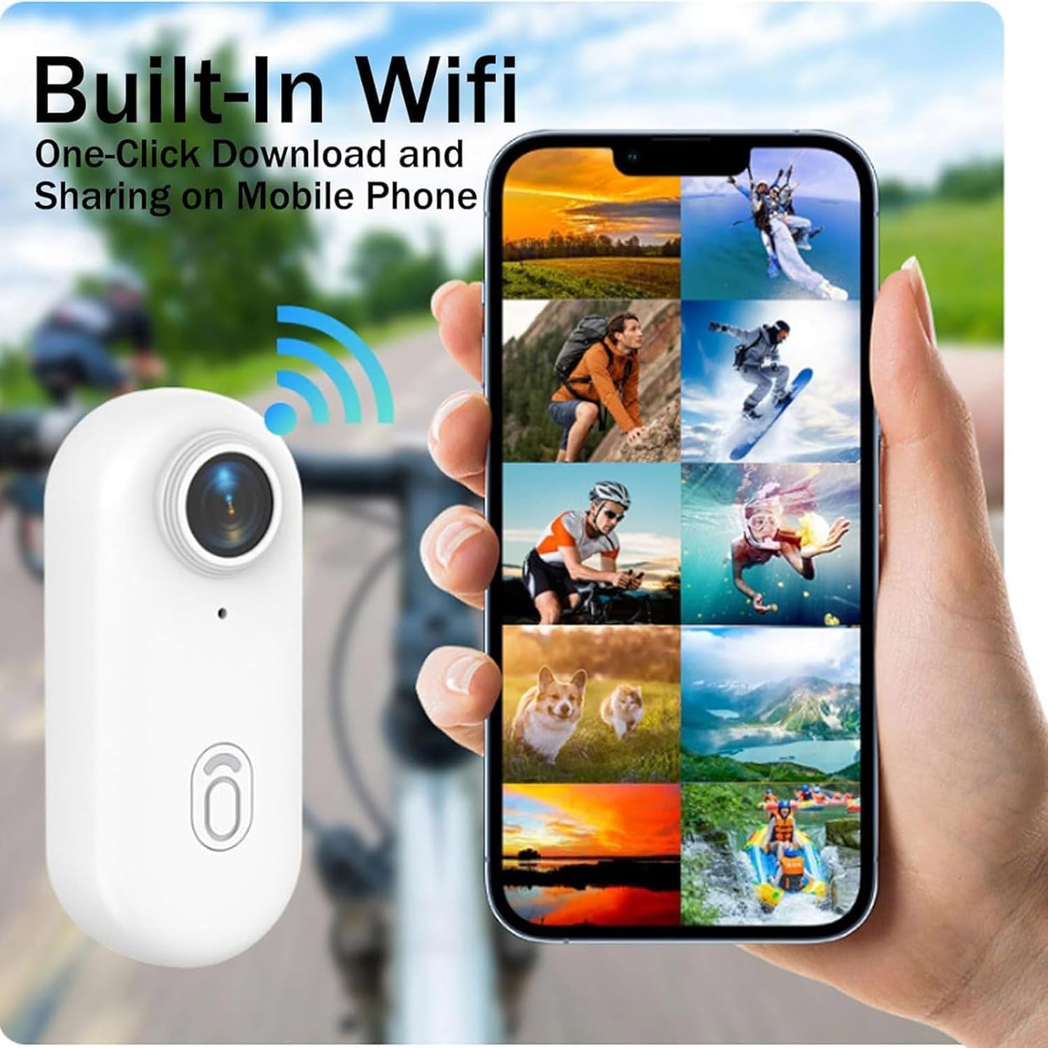 خرید دوربین اکشن ورزشی 1080p مدل H.264 اورجینال با کیفیت تصویر واقعی