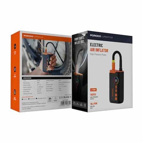 پمپ باد شارژی پرودو مدل PDLFST181BK با چراغ LED داخلی - تصویر 6