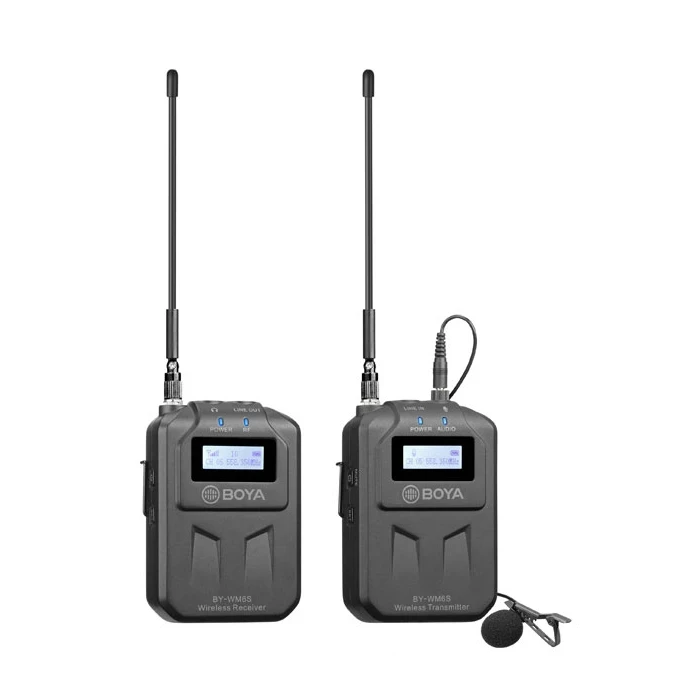 میکروفون یقه‌ای بی‌سیم BOYA با فناوری UHF و ۴۸ کانال برای تولید محتوا