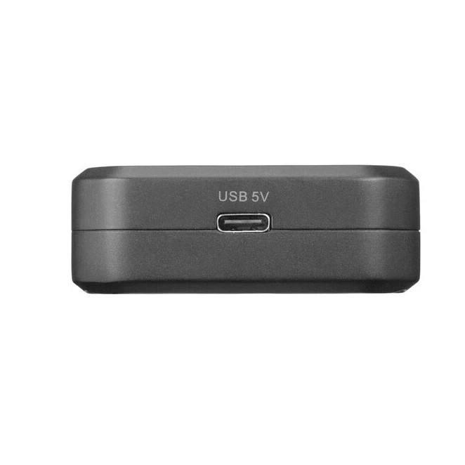 میکروفون بیسیم با باتری ۱۶۰۰ میلیآمپرساعت و شارژ USB Type-C