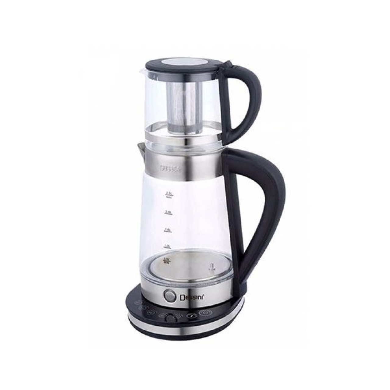 چای ساز روهمی دسینی اصل مدل KD-3003 با کلید دیجیتال و تنظیم دما