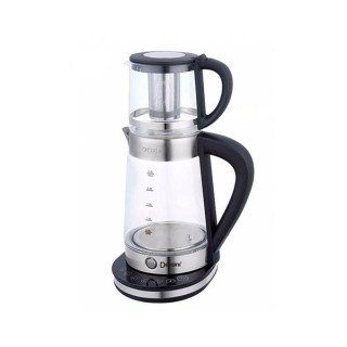 چای ساز روهمی دسینی اصل مدل KD-3003 با کلید دیجیتال و تنظیم دما