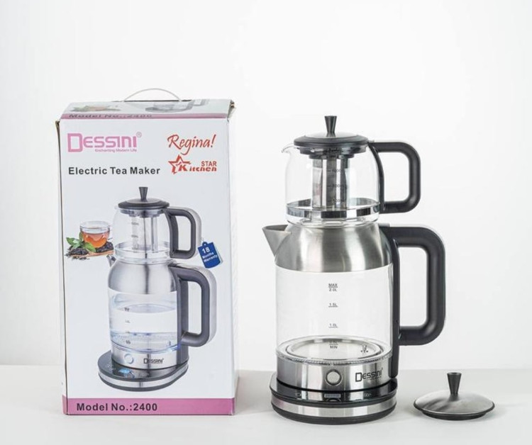 چای ساز روهمی دسینی اصل مدل 2400 با پنل لمسی و توان ۲۰۰۰ وات