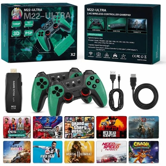 بهترین قیمت کنسول کلاسیک M22 Ultra با ظرفیت ۶۴ گیگابایت و خروجی 4K