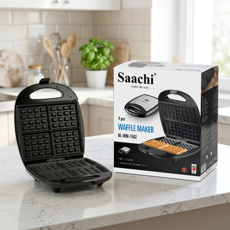 وافل ساز ساچی اصل مدل NL-WM-1562-BK با ظرفیت 4 وافل - تصویر 7
